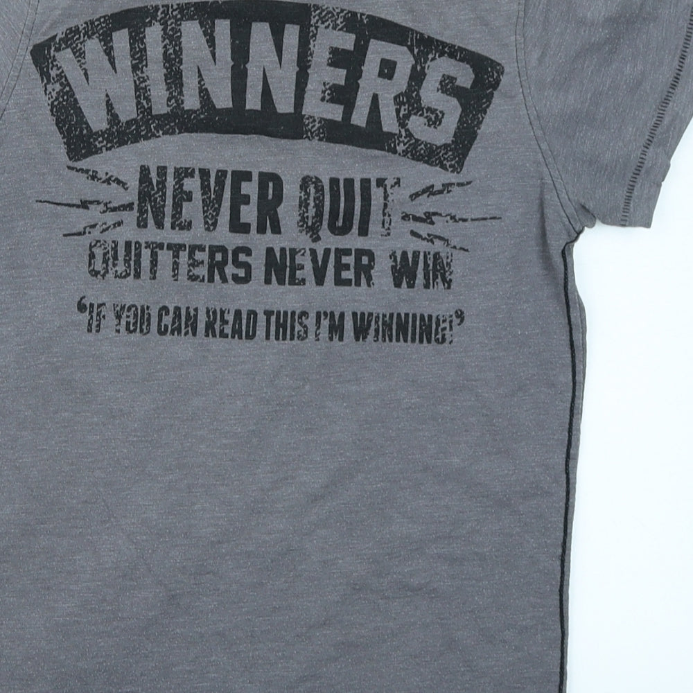 NEXT Boys Grey   Basic T-Shirt Size 10 Years