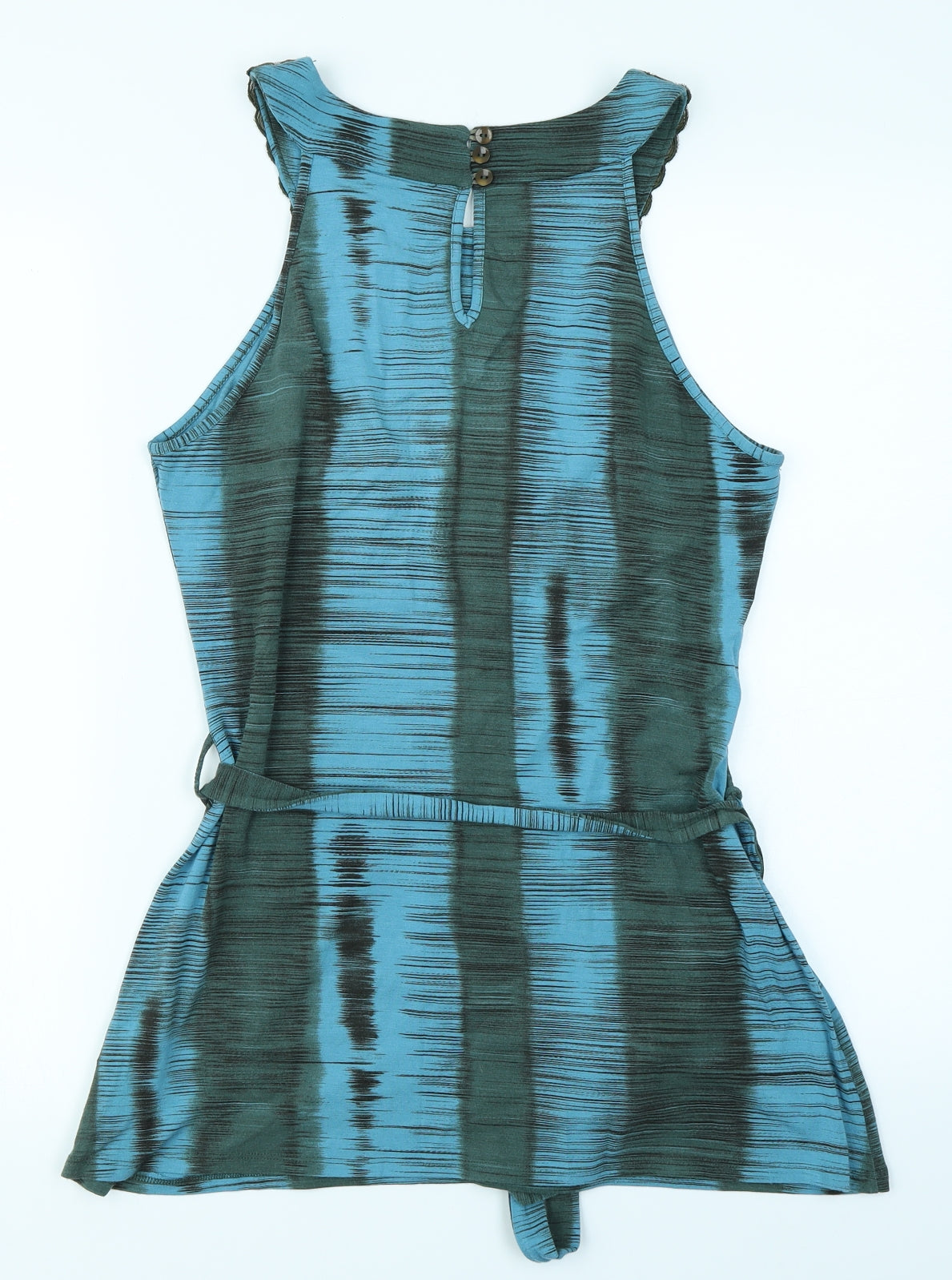 Dorothy Perkins Womens Blue Striped  Basic Tank Size 14