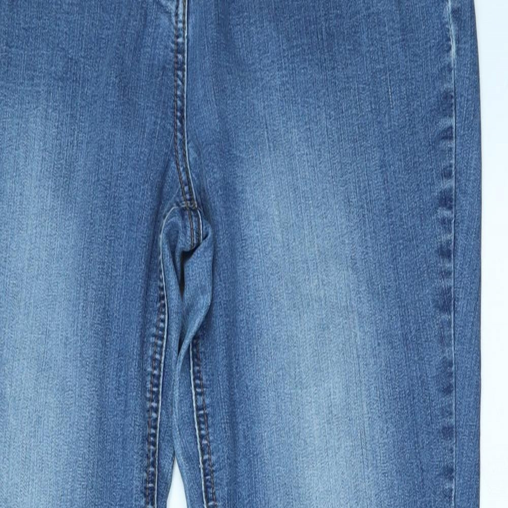 George Womens Blue  Denim Bootcut Jeans Size 14 L29 in