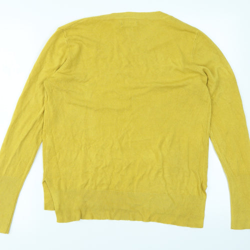 Primark Womens Yellow   Pullover Jumper Size S