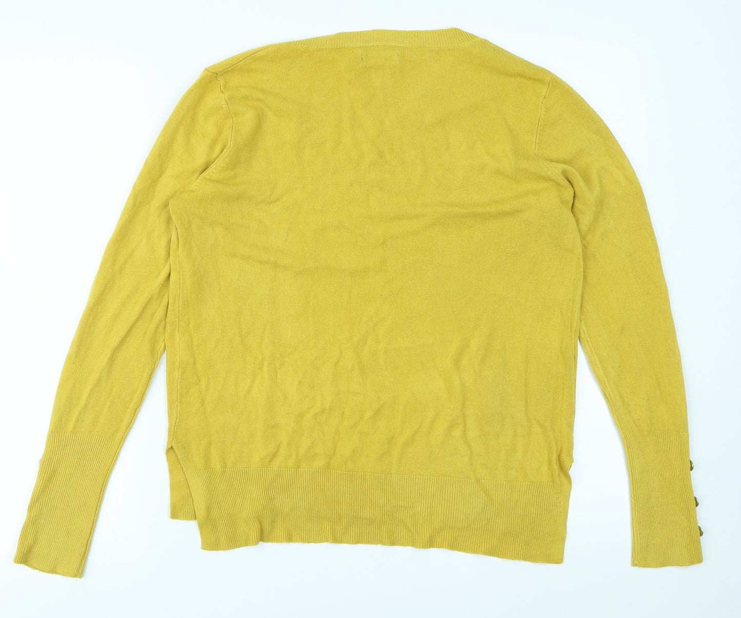 Primark Womens Yellow   Pullover Jumper Size S