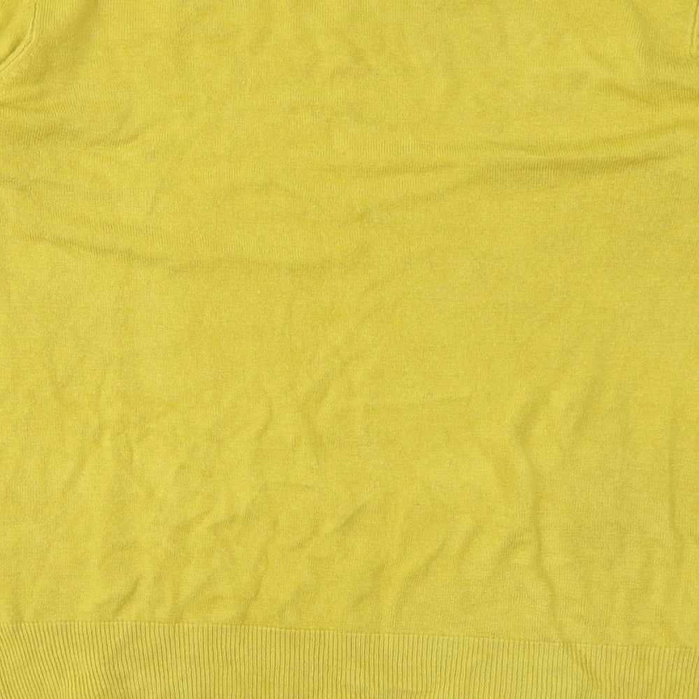 Primark Womens Yellow   Pullover Jumper Size S