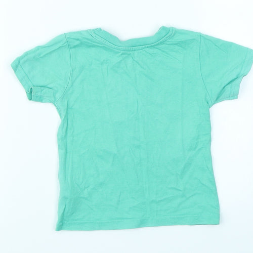 Primark Boys Green   Basic T-Shirt Size 9-12 Months
