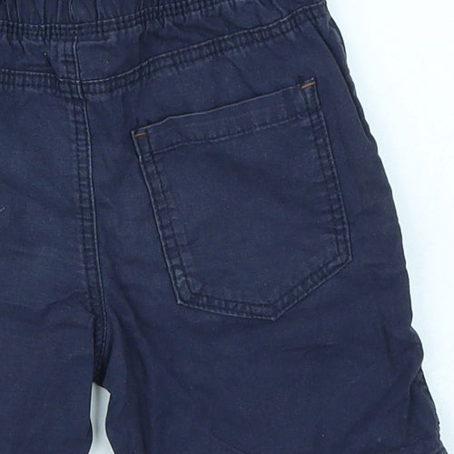 Denim Co Boys Blue   Chino Shorts Size 3-4 Years