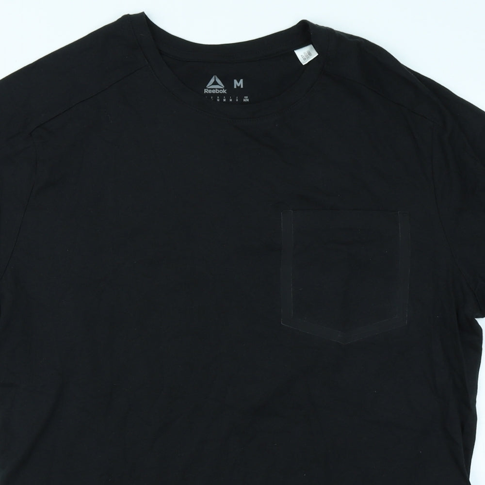 Reebok Mens Black    T-Shirt Size M