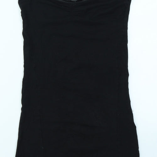 Miss Selfridge Womens Black   Basic T-Shirt Size 8