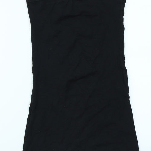 Miss Selfridge Womens Black   Basic T-Shirt Size 8