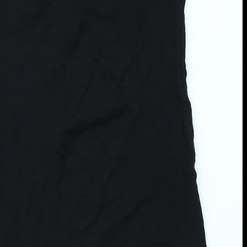Miss Selfridge Womens Black   Basic T-Shirt Size 8