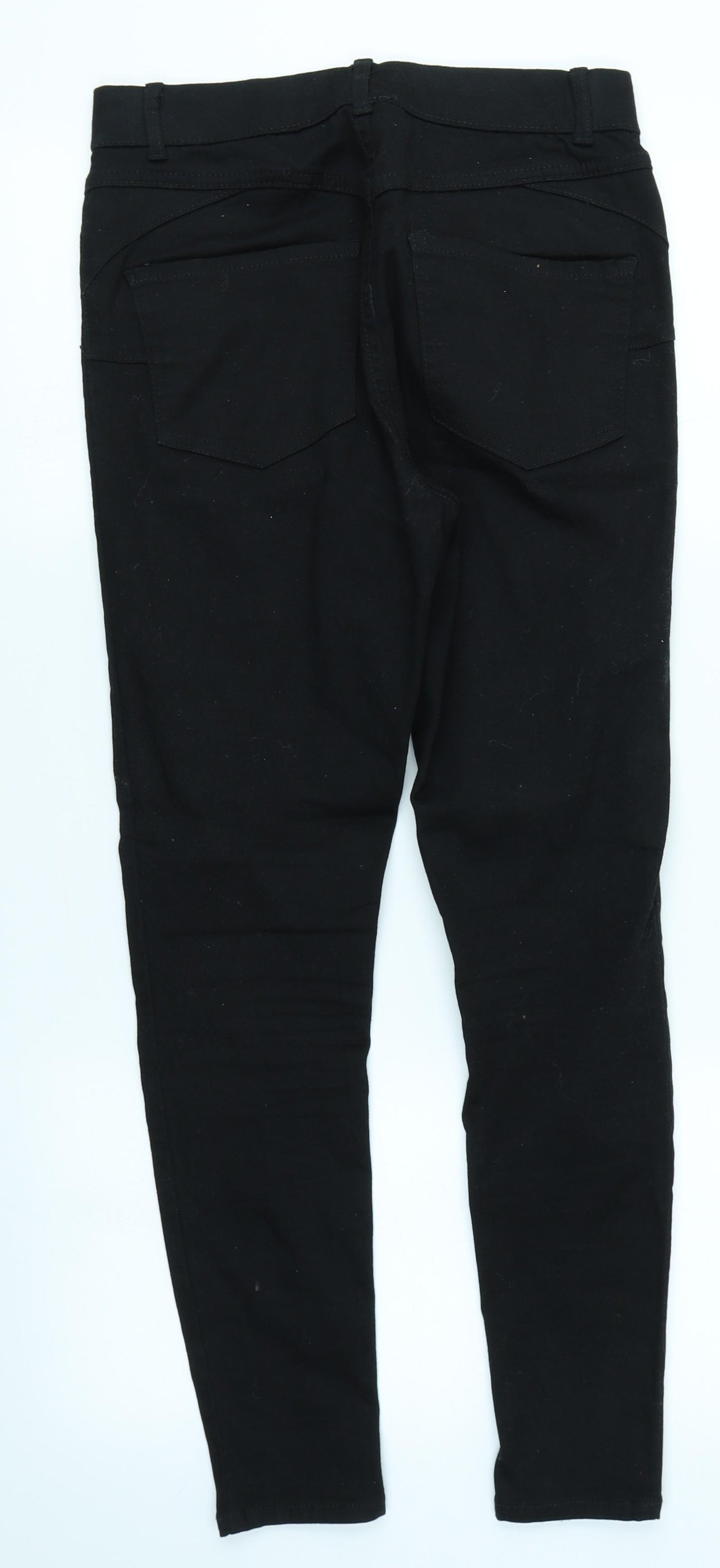 New Look Womens Black  Denim Jegging Jeans Size 8 L25 in