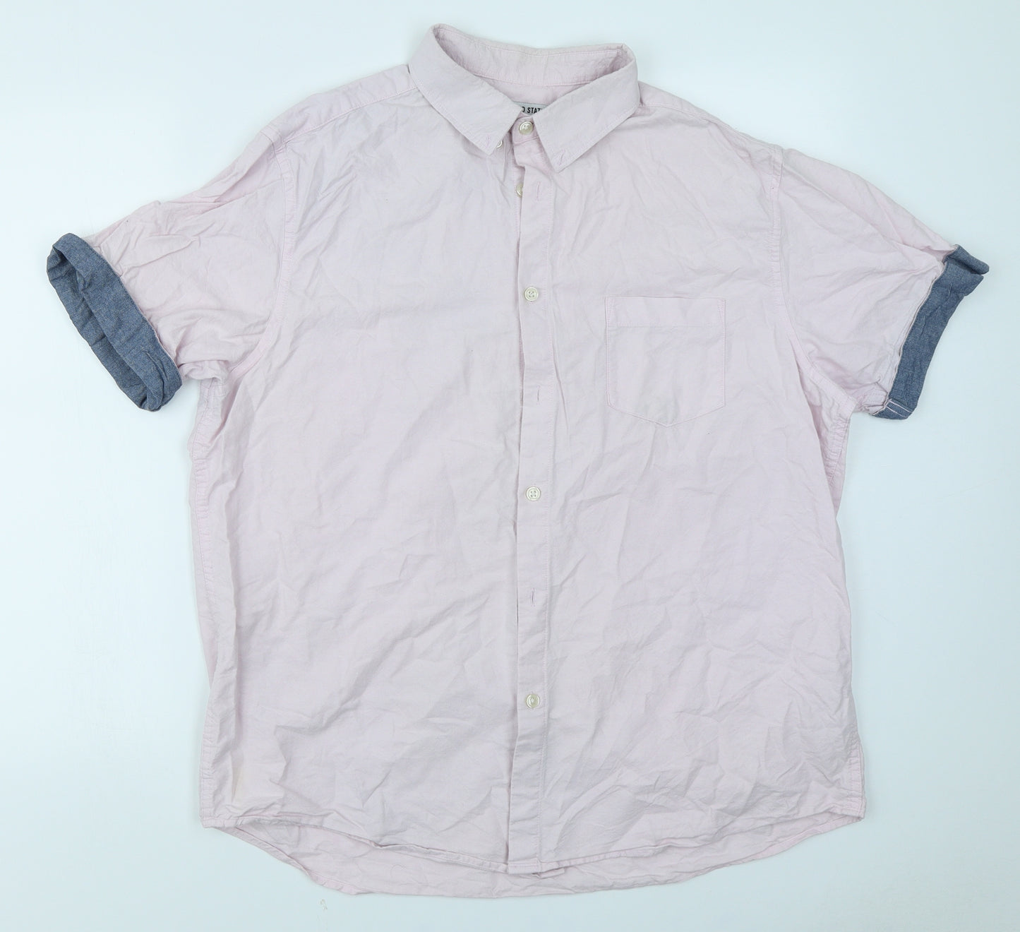 Cedar Wood State Mens Pink    Button-Up Size XL