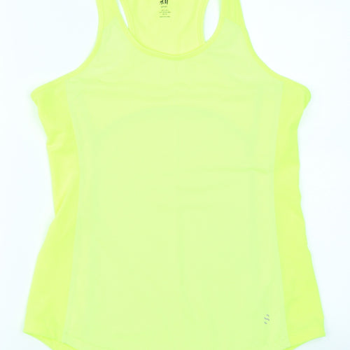 H&M Sport Womens Yellow   Basic Tank Size S