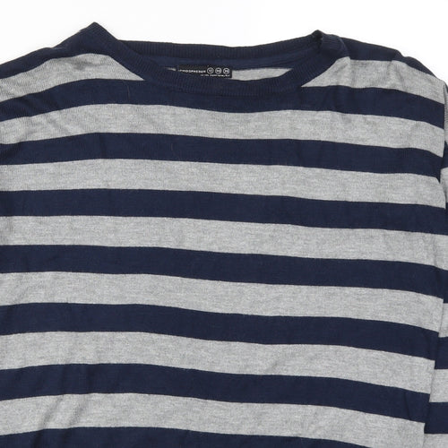 Atmosphere Womens Blue Striped  Pullover Jumper Size 12