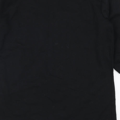 PRETTYLITTLETHING Womens Black   T-Shirt Dress  Size 8