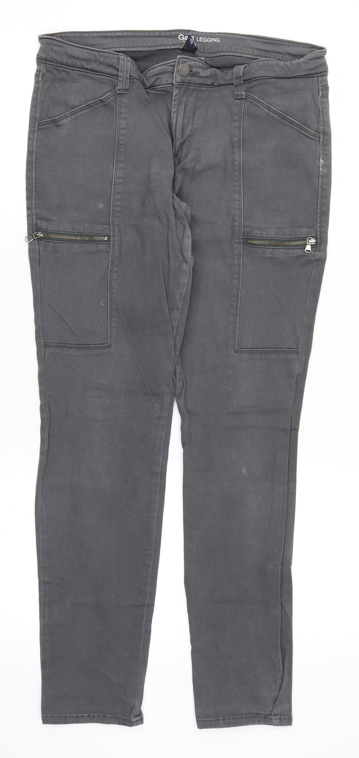 Gap Womens Grey Denim Skinny Jeans Size 12 L27 in
