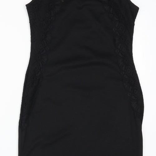 H&M Womens Black  Lace Bodycon  Size S