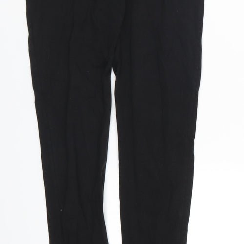 Miss Selfridge Womens Black   Carrot Leggings Size 10 L31 in
