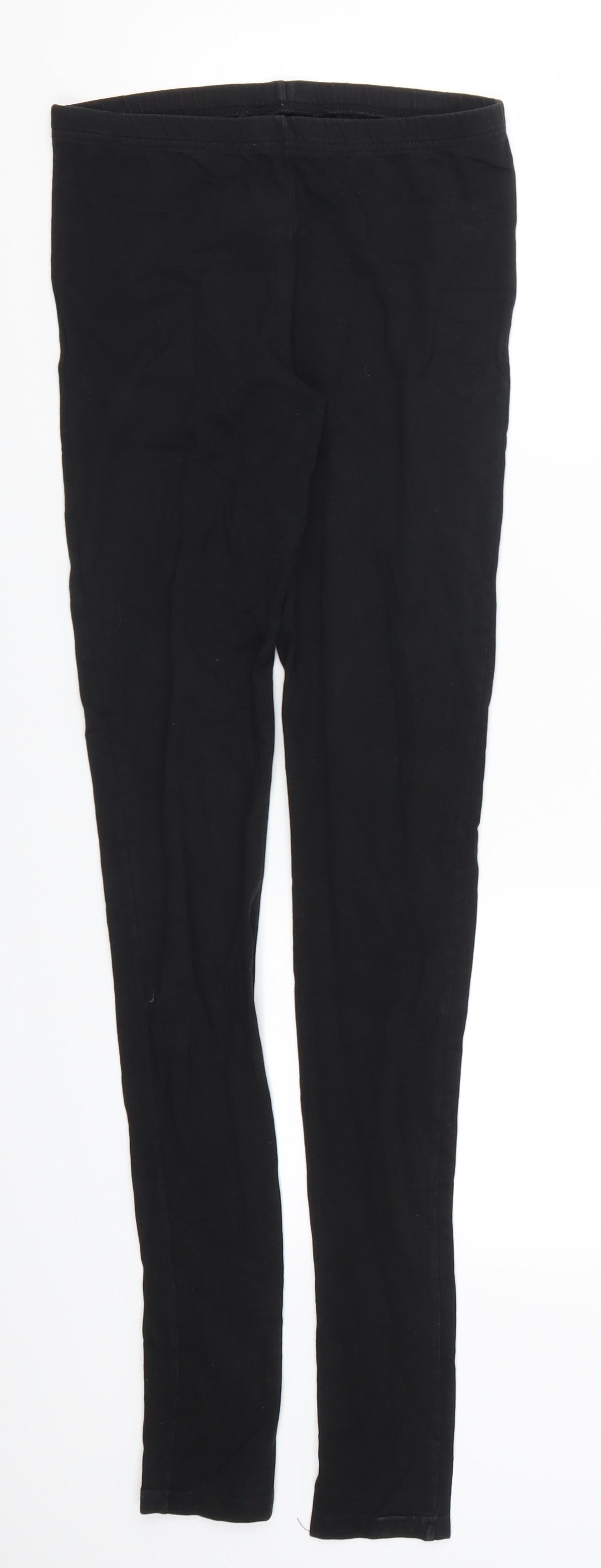 Miss Selfridge Womens Black   Carrot Leggings Size 10 L31 in