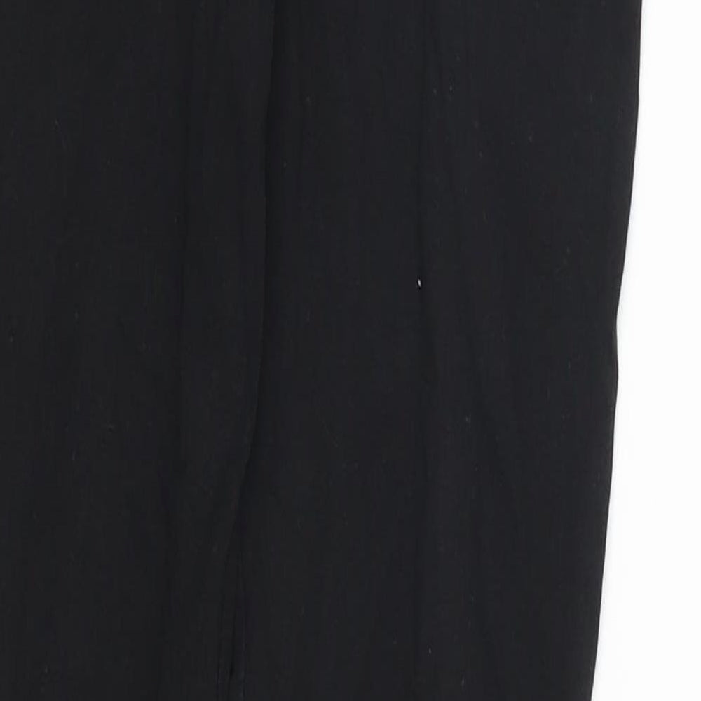 Miss Selfridge Womens Black   Carrot Leggings Size 10 L31 in