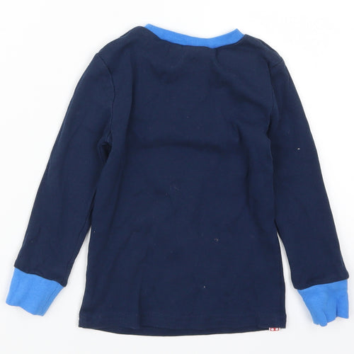 H&M Boys Blue Solid   Pyjama Top Size 3-4 Years  - Blast Off to Bed Lego