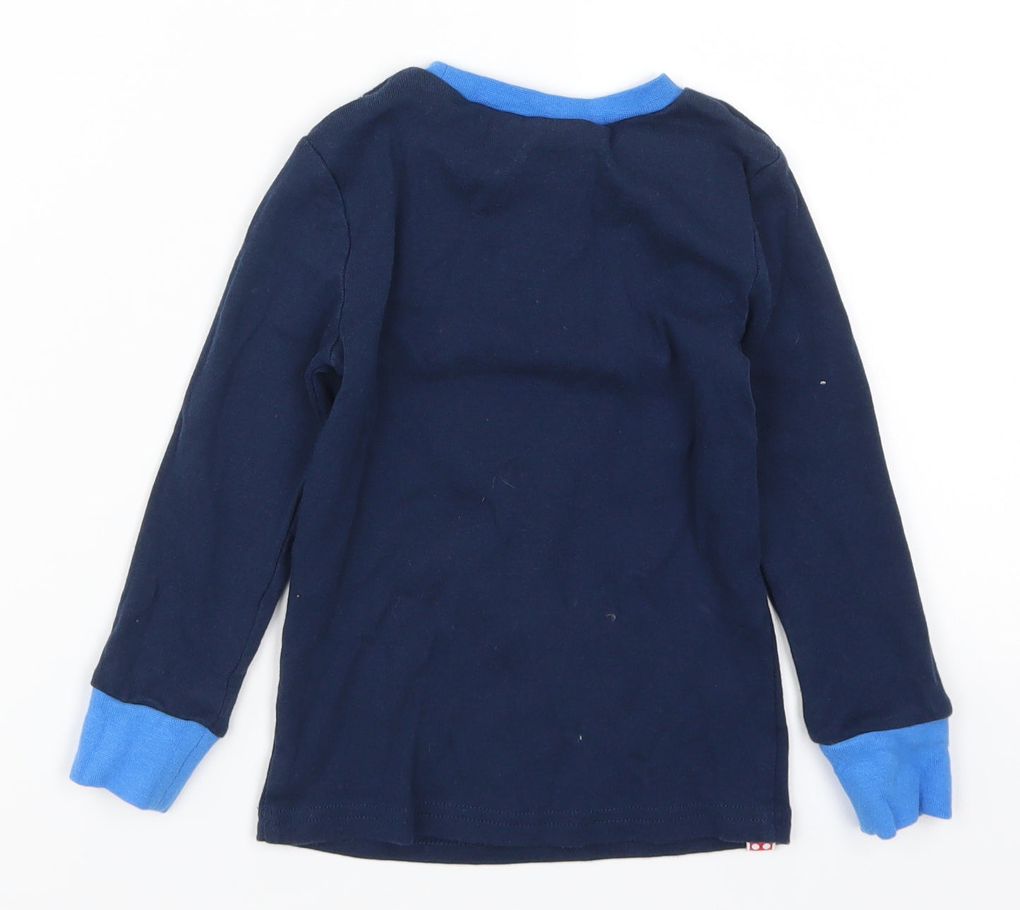 H&M Boys Blue Solid   Pyjama Top Size 3-4 Years  - Blast Off to Bed Lego