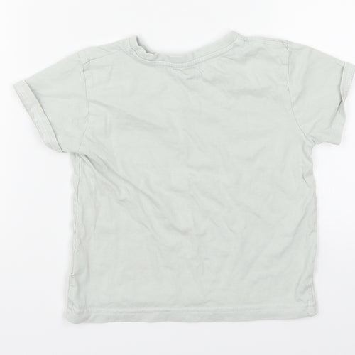 Primark Boys Green   Basic T-Shirt Size 3-4 Years  - Surfing Legend