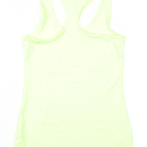 F&F Womens Yellow   Basic Tank Size 8  - Racerback
