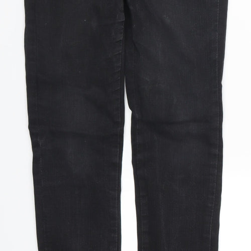 Denim Co Womens Black  Denim Skinny Jeans Size 6 L29.5 in