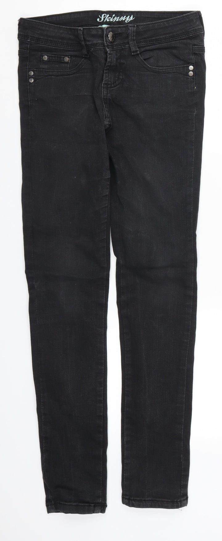 Denim Co Womens Black Denim Skinny Jeans Size 6 L29.5 in