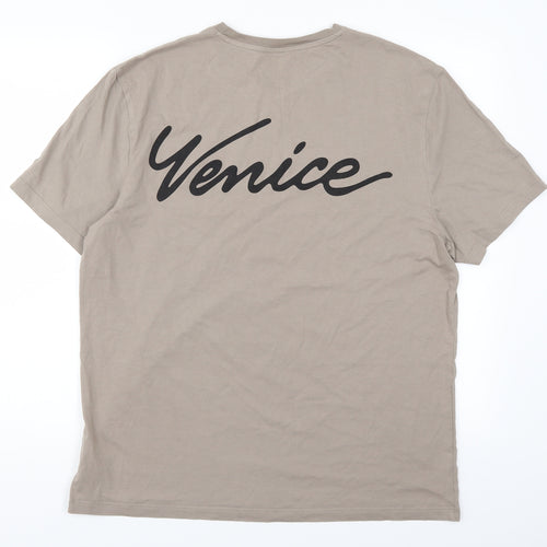 Topman Mens Brown    T-Shirt Size 2XL  - Venice