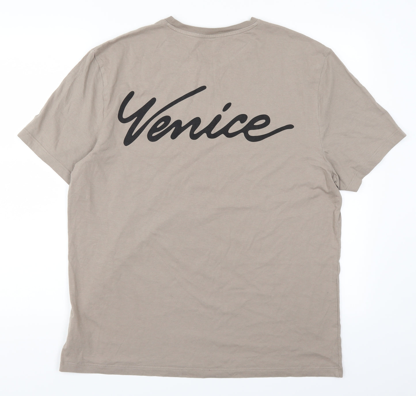 Topman Mens Brown    T-Shirt Size 2XL  - Venice
