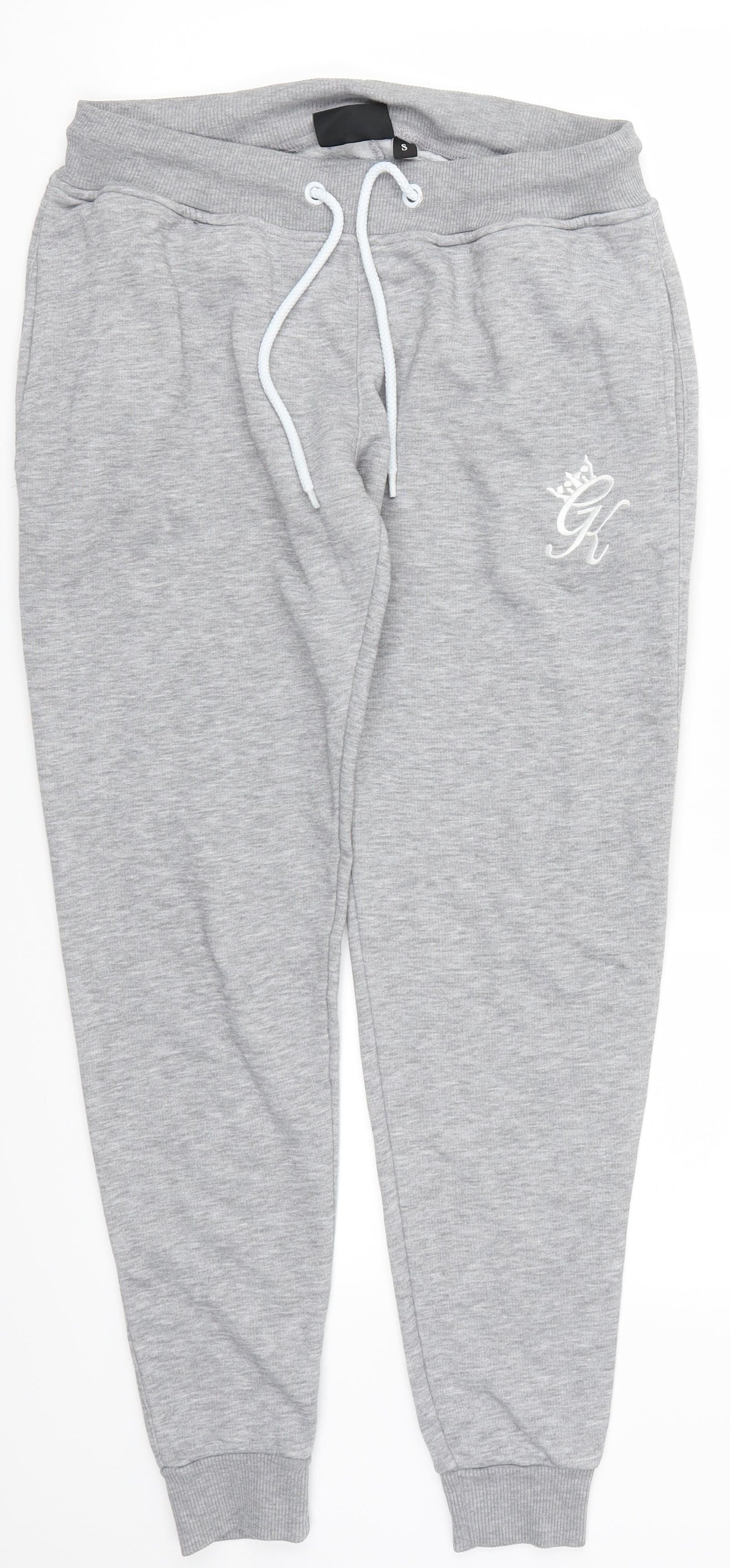 GK Mens Grey   Sweatpants Trousers Size S L28 in