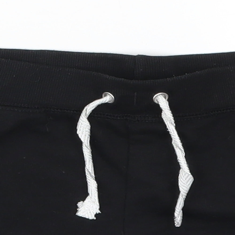 Primark Girls Black   Sweat Shorts Size 9-10 Years