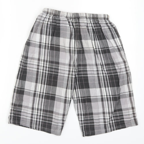 NEXT Boys Grey Check  Bermuda Shorts Size 14 Years