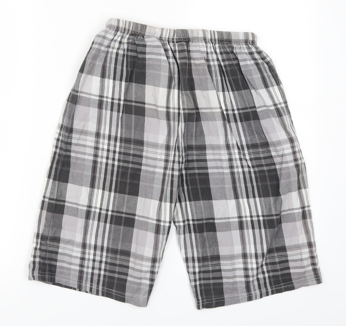 NEXT Boys Grey Check  Bermuda Shorts Size 14 Years