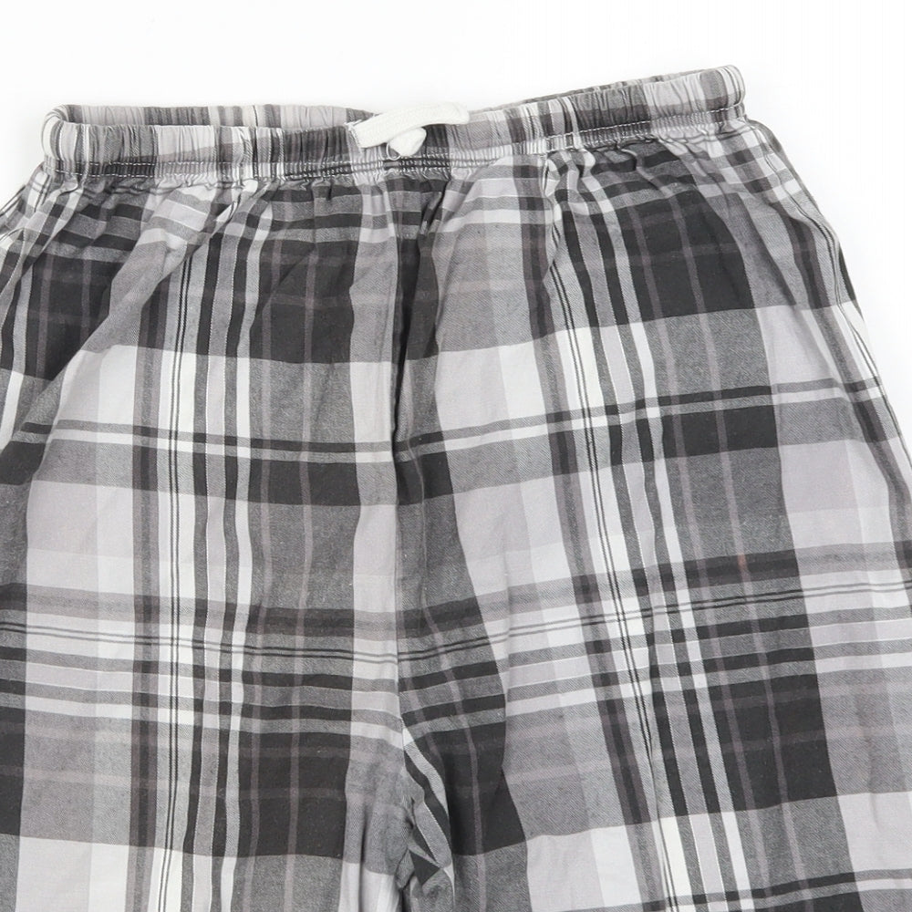 NEXT Boys Grey Check  Bermuda Shorts Size 14 Years