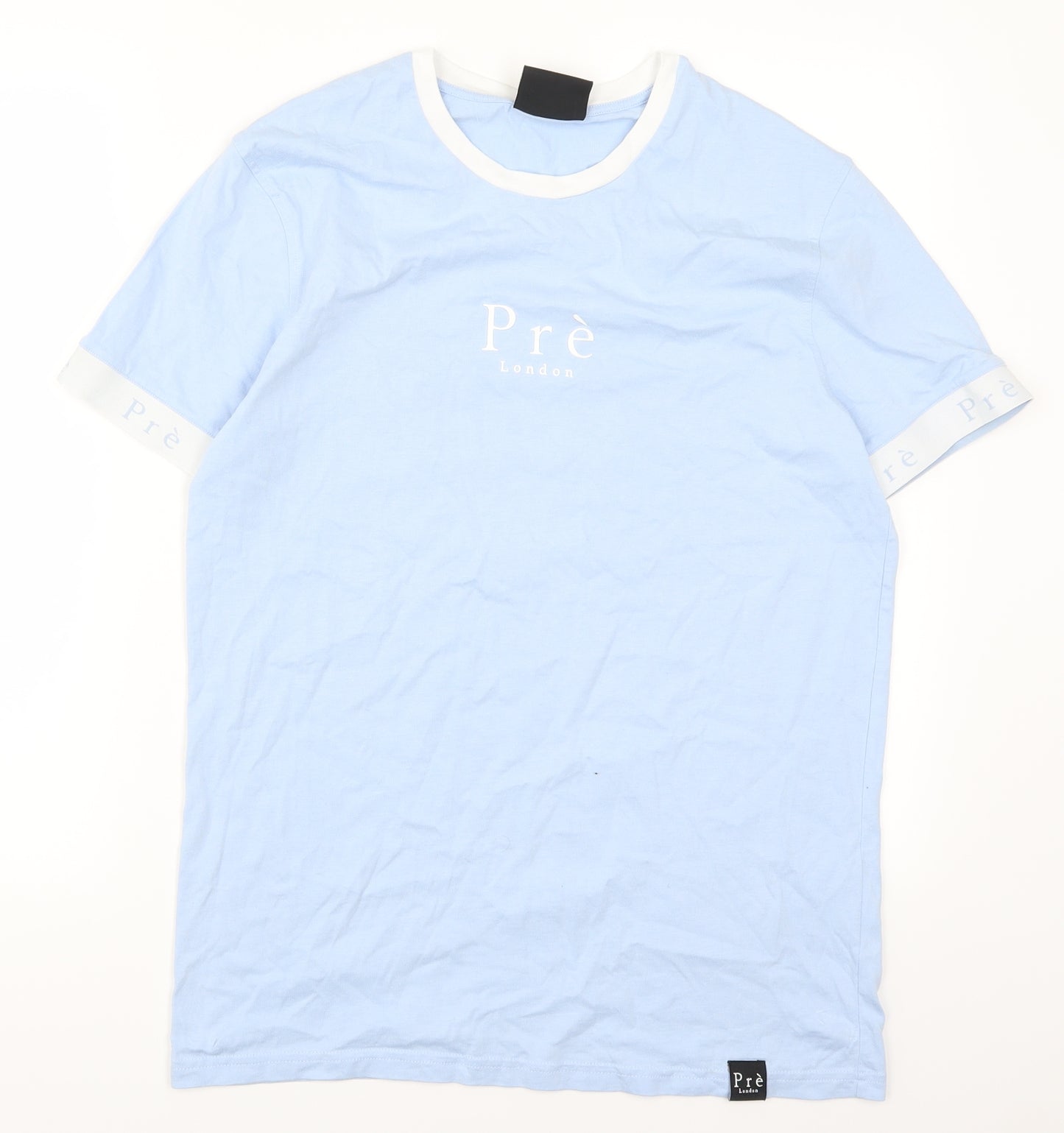 Pre London Mens Blue    T-Shirt Size M