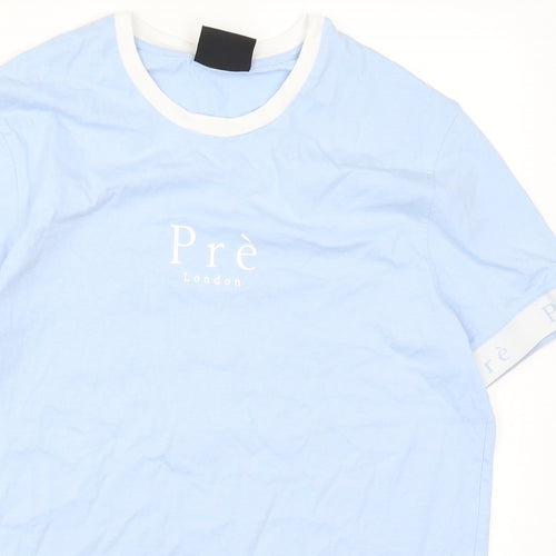 Pre London Mens Blue    T-Shirt Size M