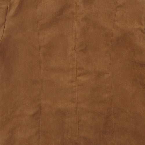Just J Womens Brown   Jacket  Size 14