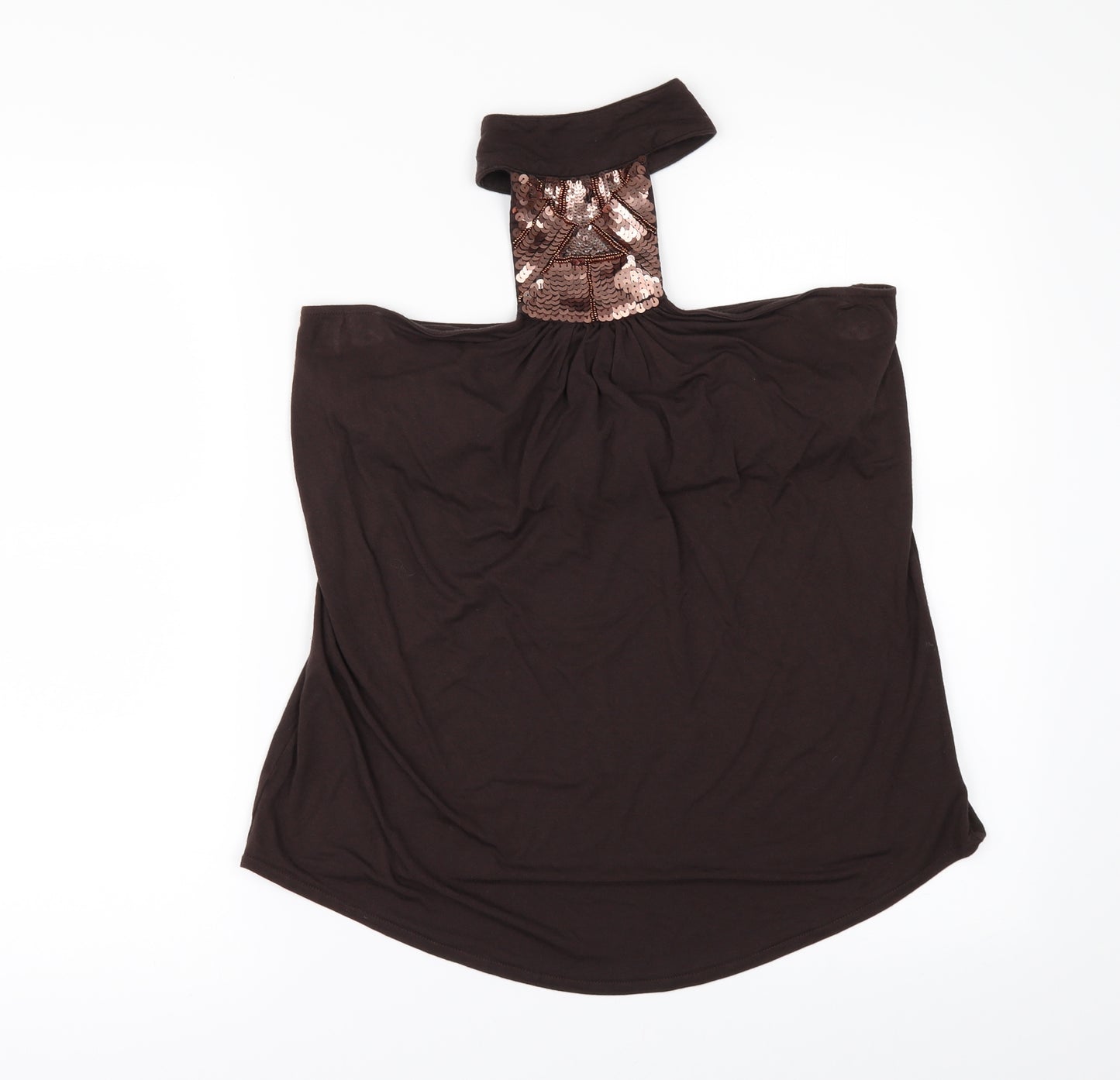 NEXT Womens Brown   Basic T-Shirt Size 16