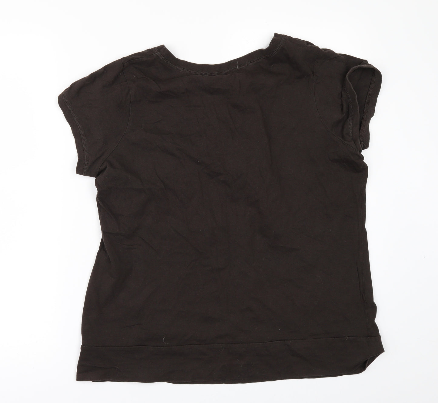 George Womens Brown   Basic T-Shirt Size 18