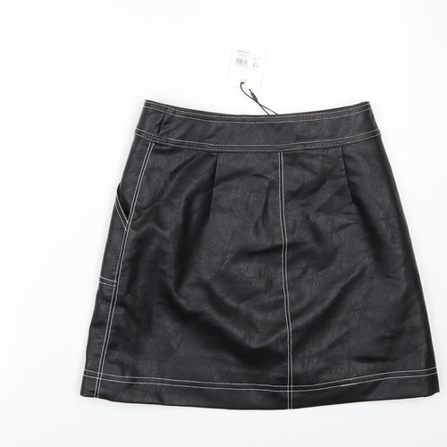 Lola Skye Womens Black   Mini Skirt Size 4