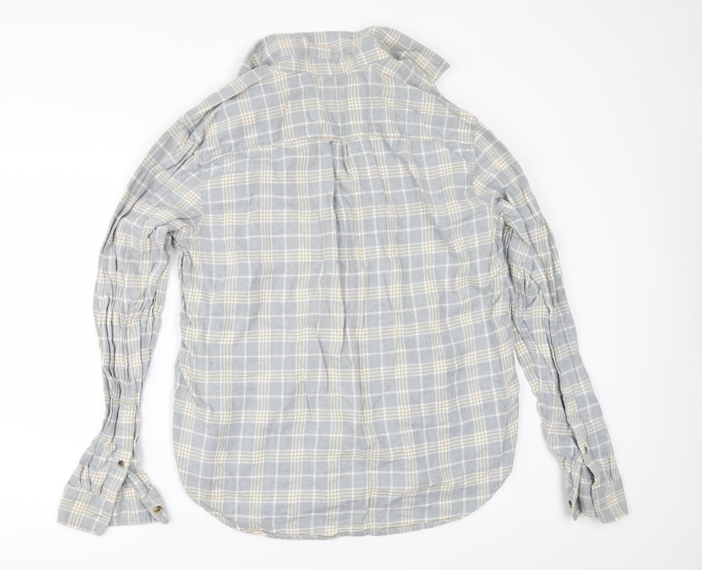Goodfellows & co Mens Grey Check   Button-Up Size L