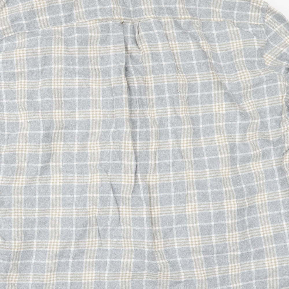 Goodfellows & co Mens Grey Check   Button-Up Size L