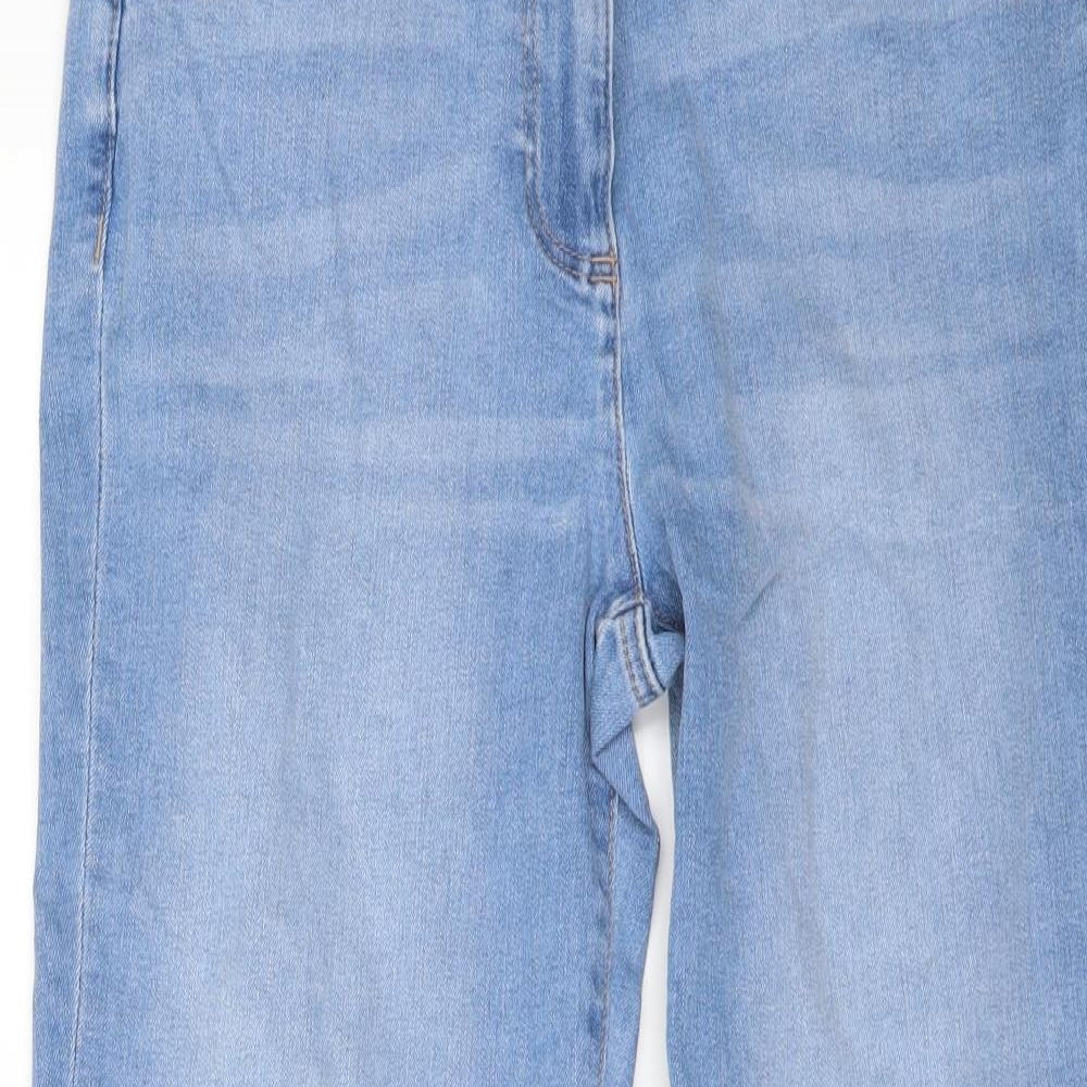 NEXT Womens Blue  Denim Cropped Jeans Size 12 L24 in