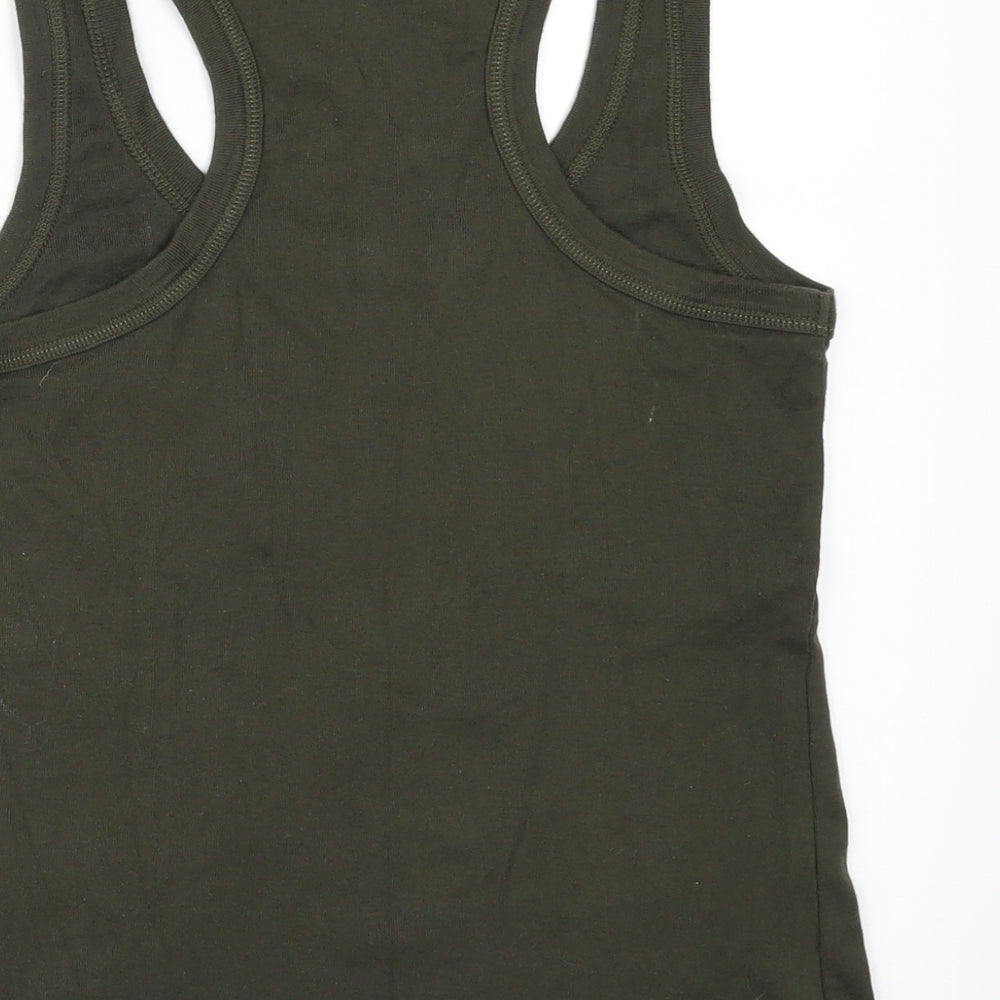 O'Neill Womens Green   Basic T-Shirt Size M  - Racer Back