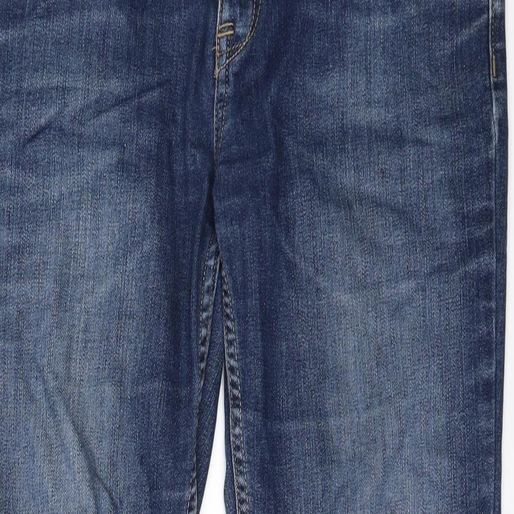 NEXT Womens Blue  Denim Straight Jeans Size 10 L28 in