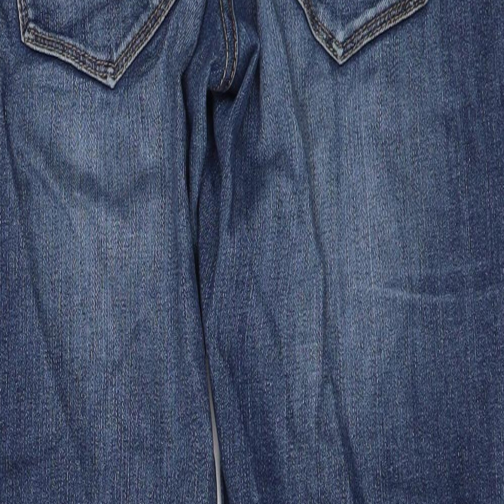 NEXT Womens Blue  Denim Straight Jeans Size 10 L28 in