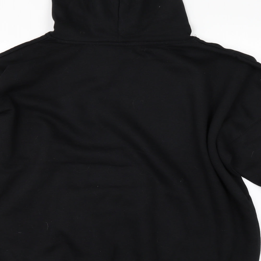 New Look Womens Black   Pullover Hoodie Size L  - NOTHING TO WEAR
