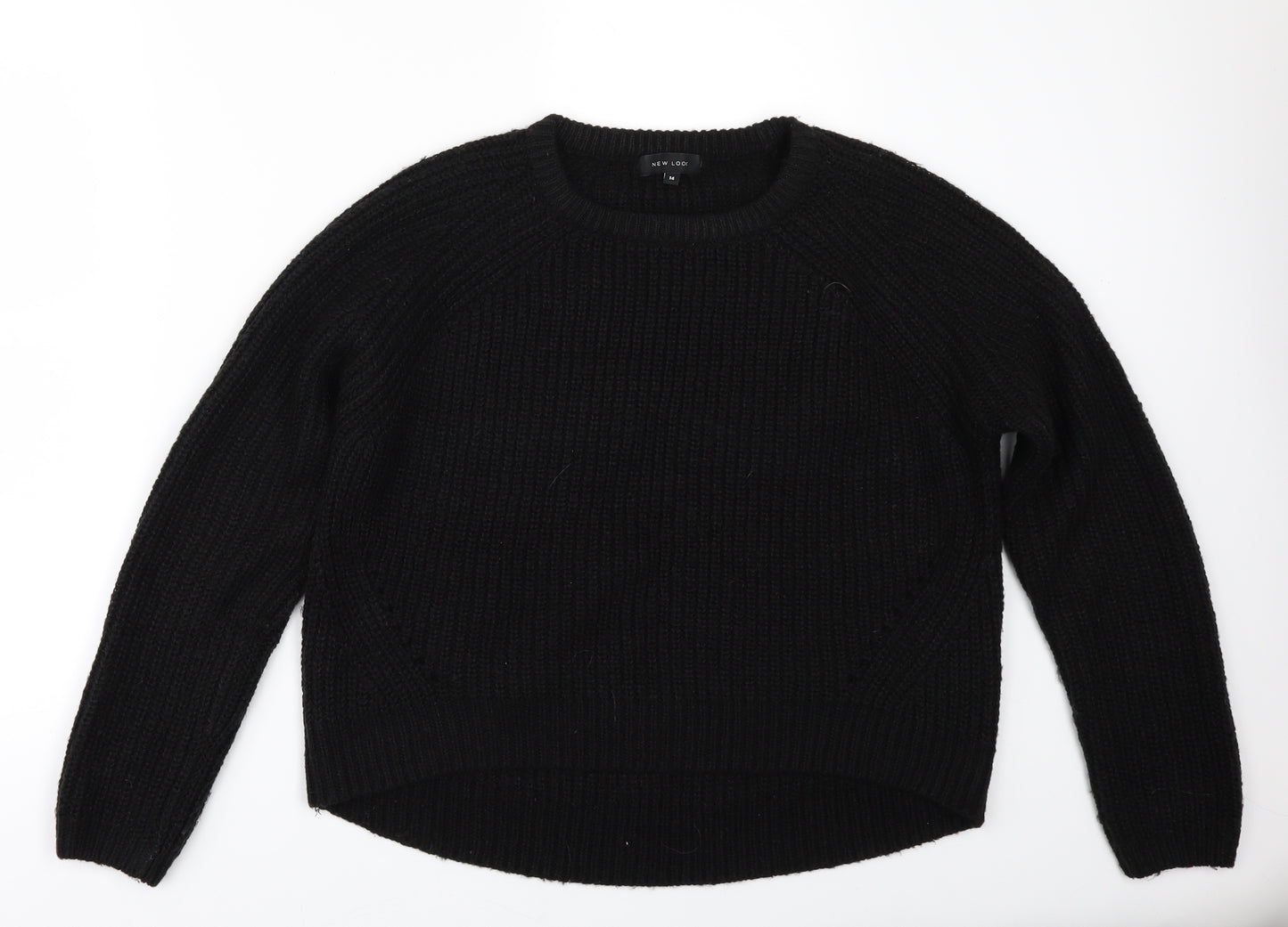 New Look Womens Black   Pullover Jumper Size 14