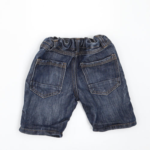Denim & Co. Boys Blue  Denim Cropped Jeans Size 18-24 Months  - SHORTS